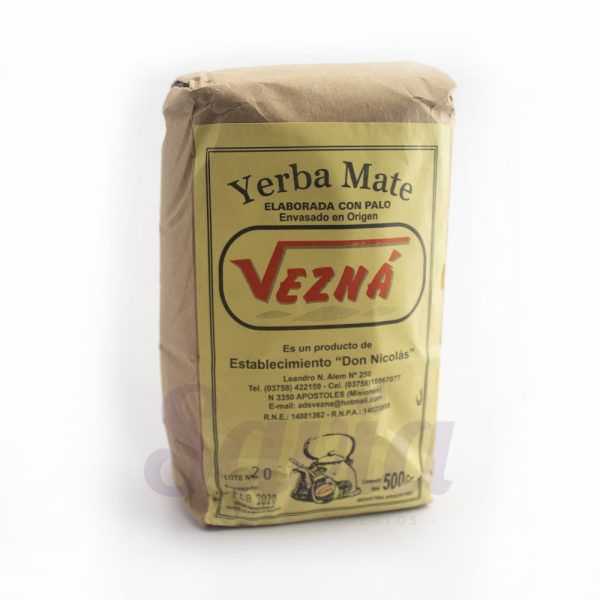 Yerba mate orgánica Vezna por 500gr