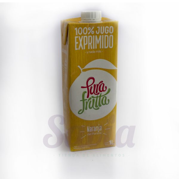 Jugo exprimido Pura Fruta Naranja x 1lt