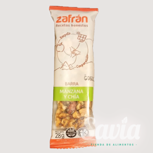 Barra Zafran Manzana y Chia x 28gr